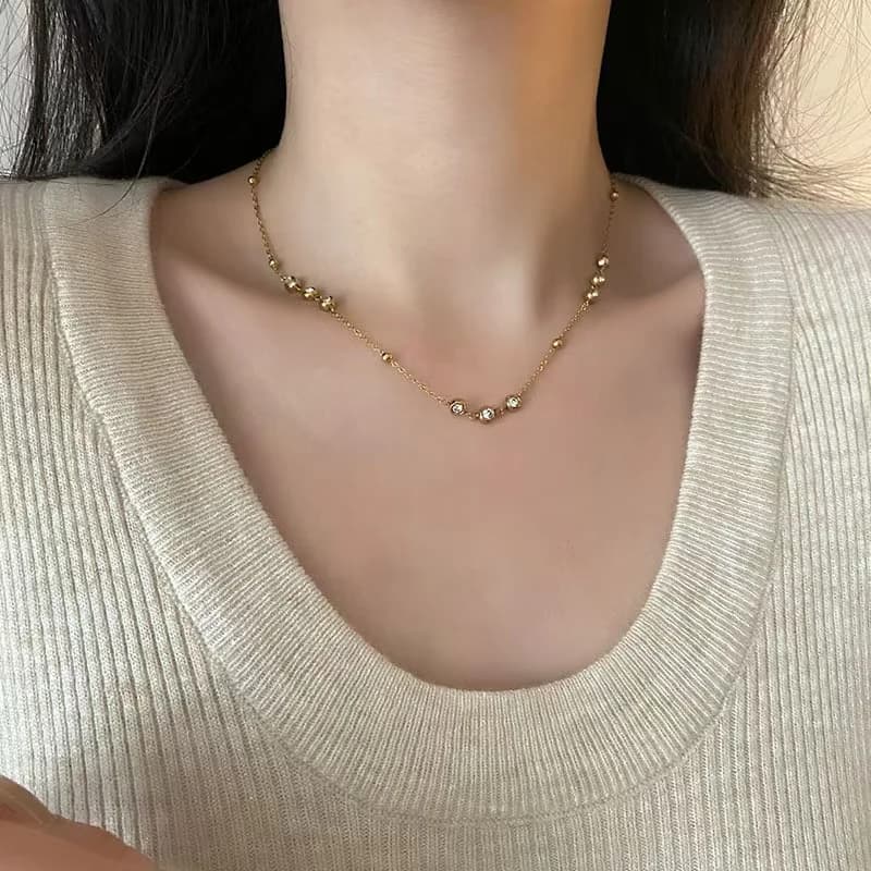 Sparkling Zirconia Necklace for Women