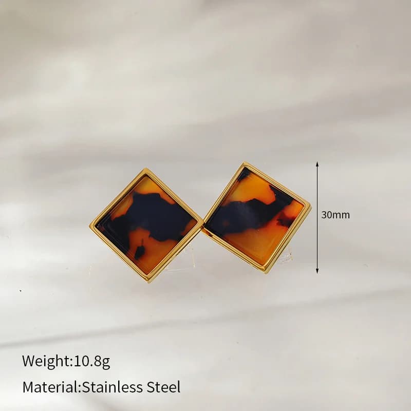 316L Stainless Steel Creative Irregular Stud Earrings