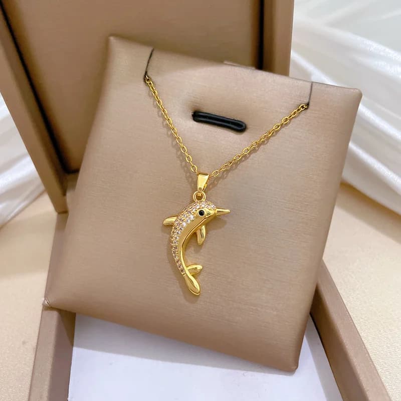 Bowknot Zirconia Pendant Necklace