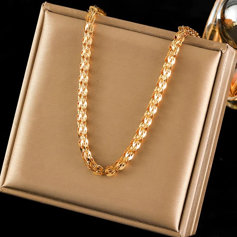 Thick Gold Chain Necklace